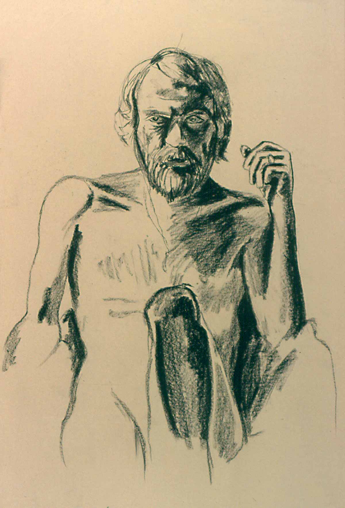 gesture drawing of male figure